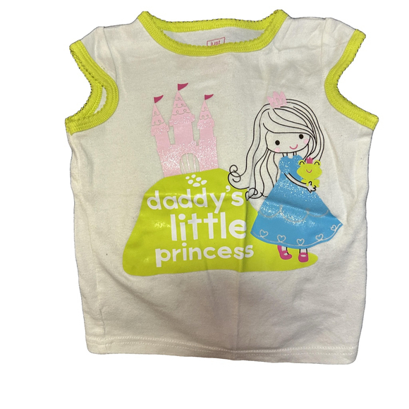 Just One You by Carter's 12M Daddy's Little Princess 2 Piece Set Shirt & Shorts - Picture 3 of 12